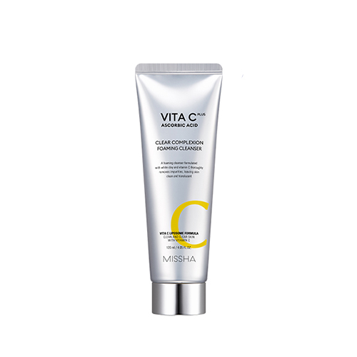 Missha Vita C Plus Ascorbic Acid Clear Complexion Foaming Cleanser