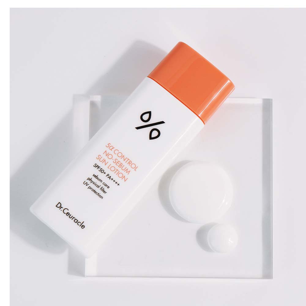 Dr. Ceuracle – 5α Control No-Sebum Αντηλιακή Λοσιόν για Λιπαρές Επιδερμίδες, 50ml - Image 2