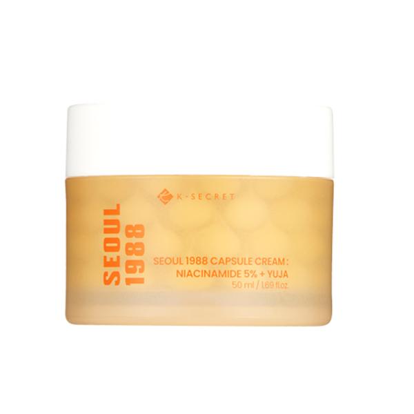 K-SECRET – Seoul 1988 Capsule Cream: Niacinamide 5% + Yuja, 50ml - Image 2