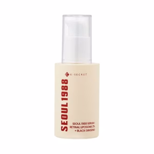 K-SECRET – SEOUL 1988 Serum: Retinal Liposome 2% + Black Ginseng, 30ml