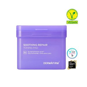 DERMAFIRM Soothing Repair Toning Pad R4 – Pads Λάμψης & Ήπιας Απολέπισης 70τμχ