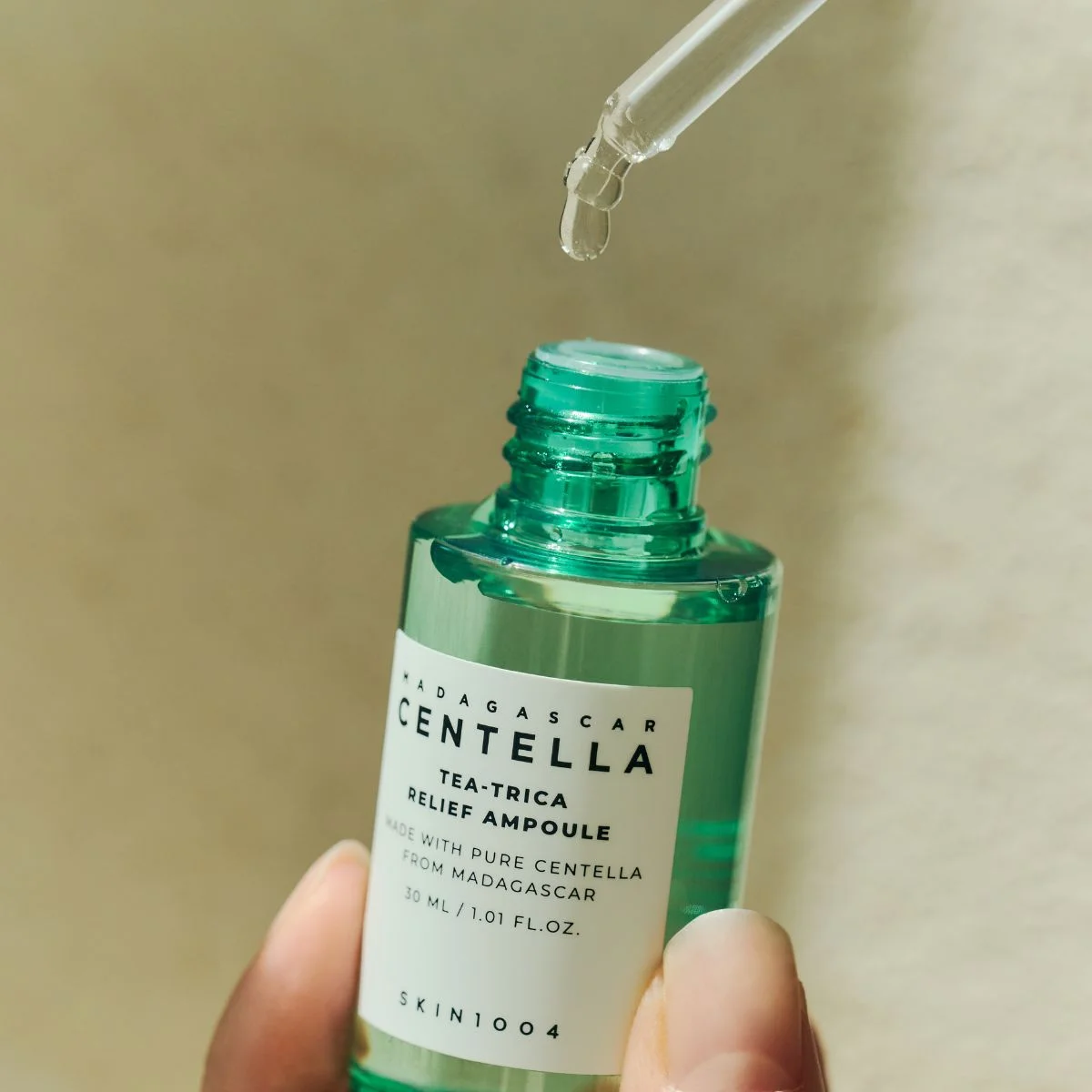 SKIN1004 Tea-Trica Relief Ampoule – Καταπραϋντική Αμπούλα για Ακμή & Λιπαρότητα 30ml - Image 3