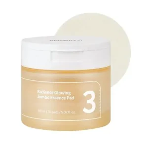 Numbuzin – No.3 Radiance Glowing Jumbo Essence Pad – 150ml/70pads