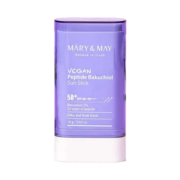 Mary & May – Vegan Peptide Bakuchiol Sun Stick SPF50+ PA++++, 18g