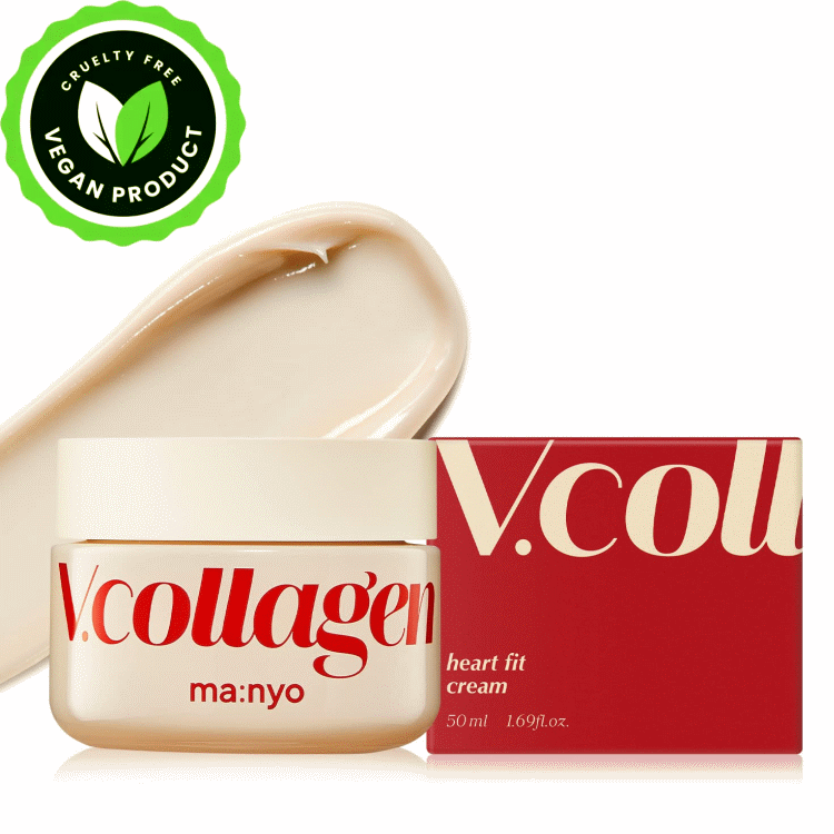 ma:nyo V.Collagen Heart Fit Cream – Συσφικτική Κρέμα με Φυτικό Κολλαγόνο 50ml - Image 2