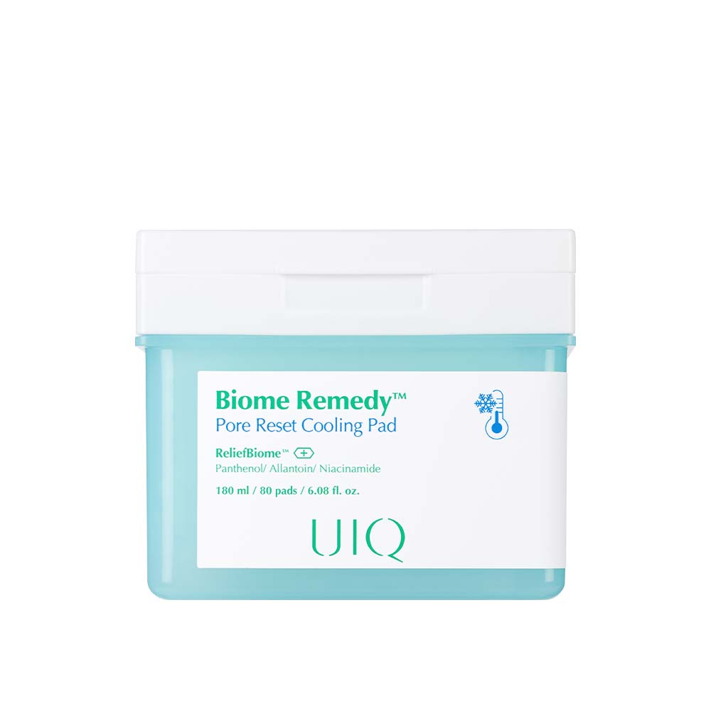 UIQ Biome Remedy Pore Reset Cooling Pad – Cooling Toner Pads για Πόρους & Καταπράυνση 80τμχ