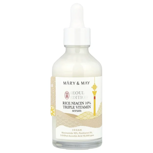 Mary & May – Rice Niacin 10% Triple Vitamin Serum – 80ml